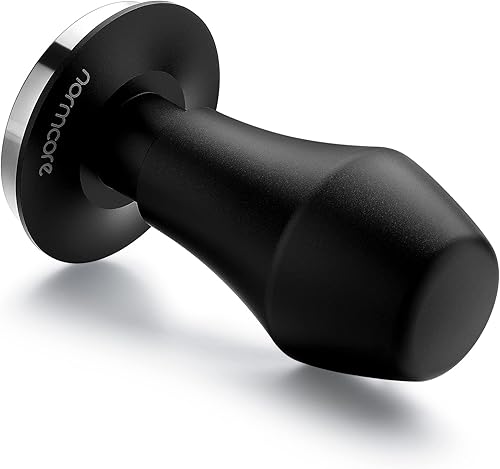 Miniatura 2 de Normcore 58mm Tamper de café - Tamper V4 con resorte de carga de primavera con base plana de acero inoxidable - Muelles de repuesto de 15 lb  25 lb