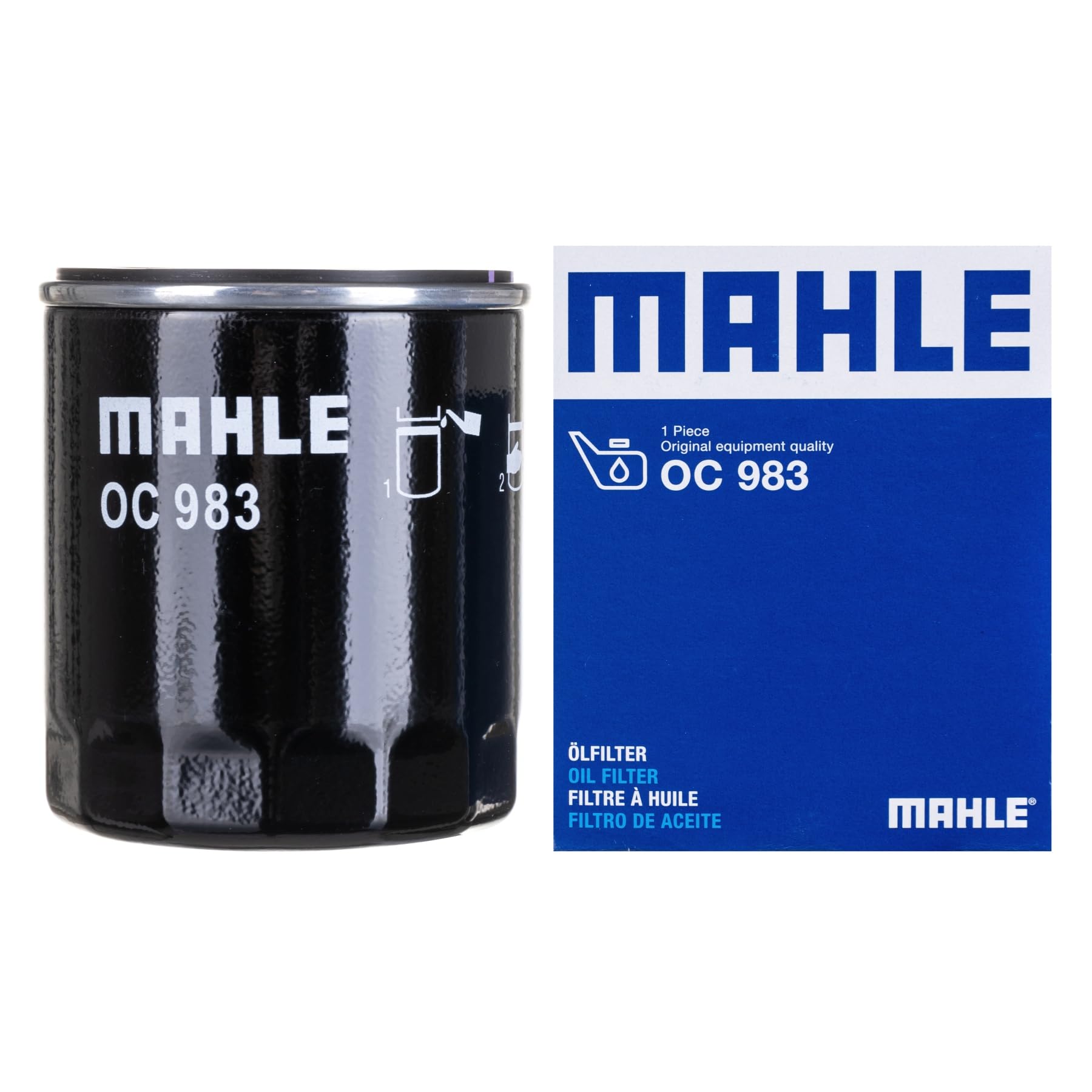 Oil filter Spin-on Filter OC 983 MAHLE for FIAT LANCIA CITROËN ALFA ROMEO