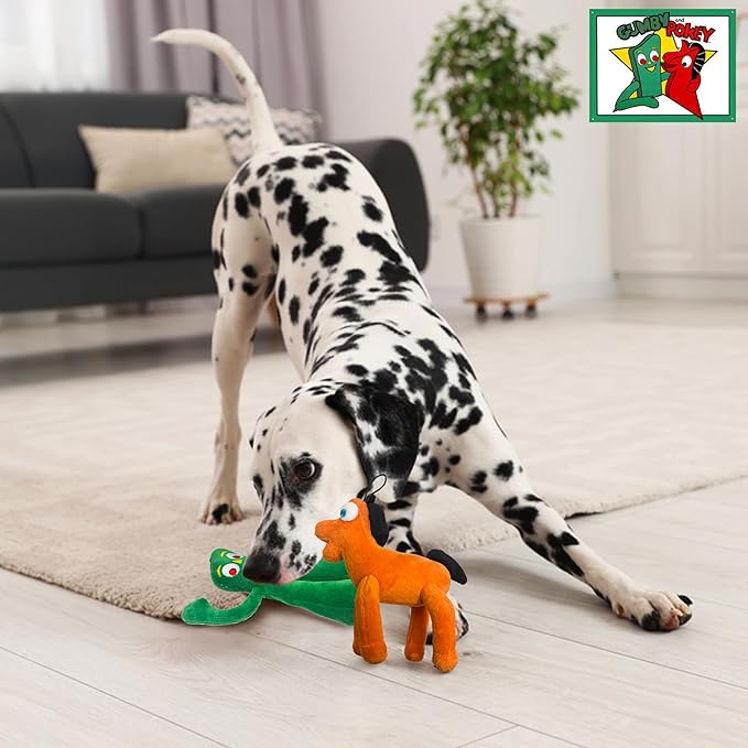 Multipet Gumby & Pokey Juguete para Perro Pequeño 6 Pulgadas miniatura 3