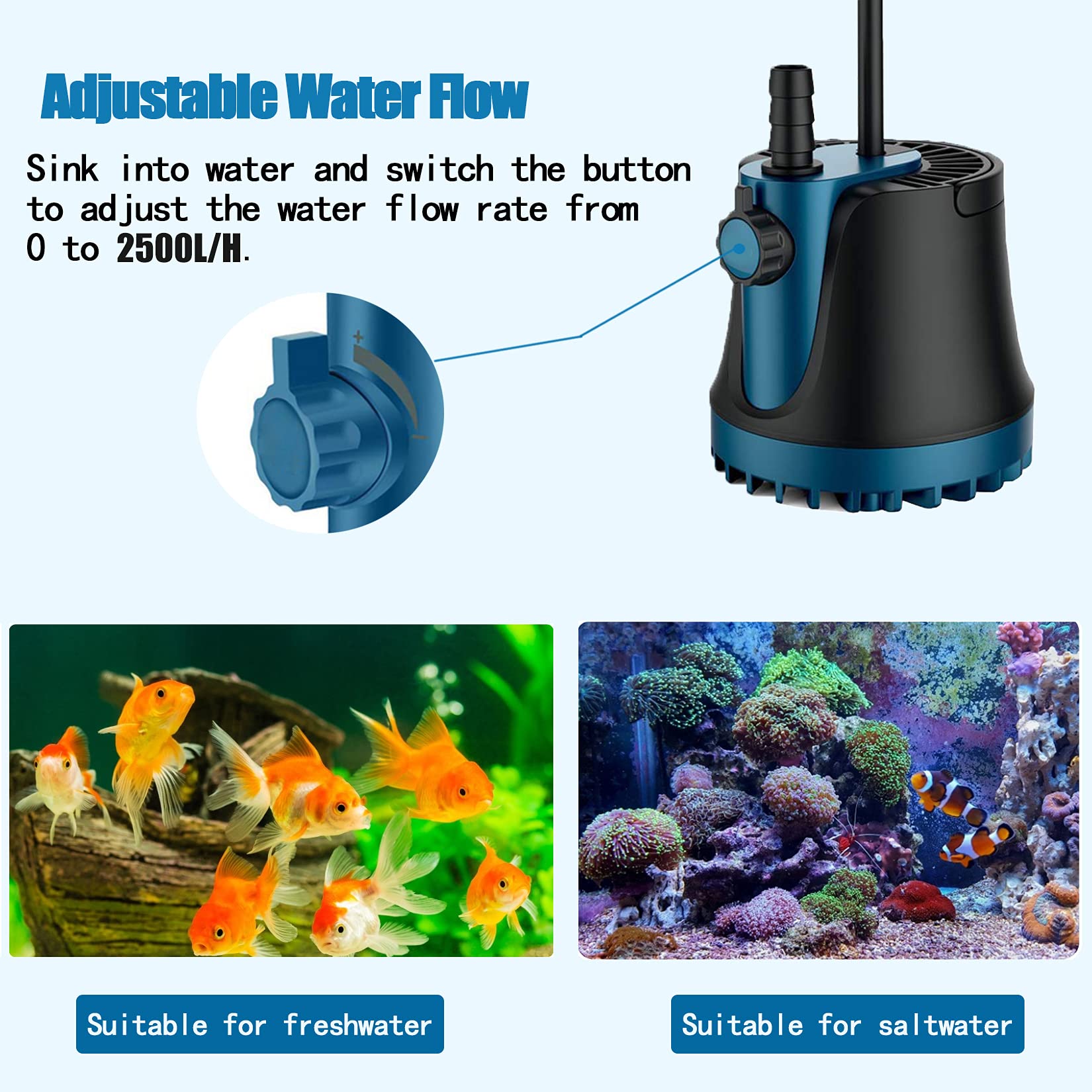 バリューセレクションAqua Dream 1190 Amphibious Pond,Aquarium,Fish Ultra for Pump
