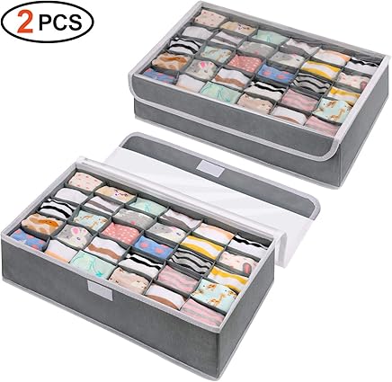 silberfarben mDesign 2er-Set Drahtkorb für den Kleiderschrank Flur und