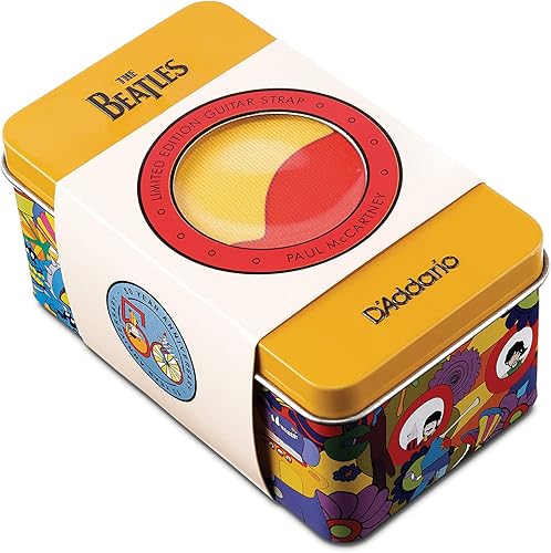 Miniatura 4 de D'Addario Accessories Beatles Correa de guitarra en lata coleccionable, correa de guitarra eléctrica, correa de guitarra acústica y correa de bajo -