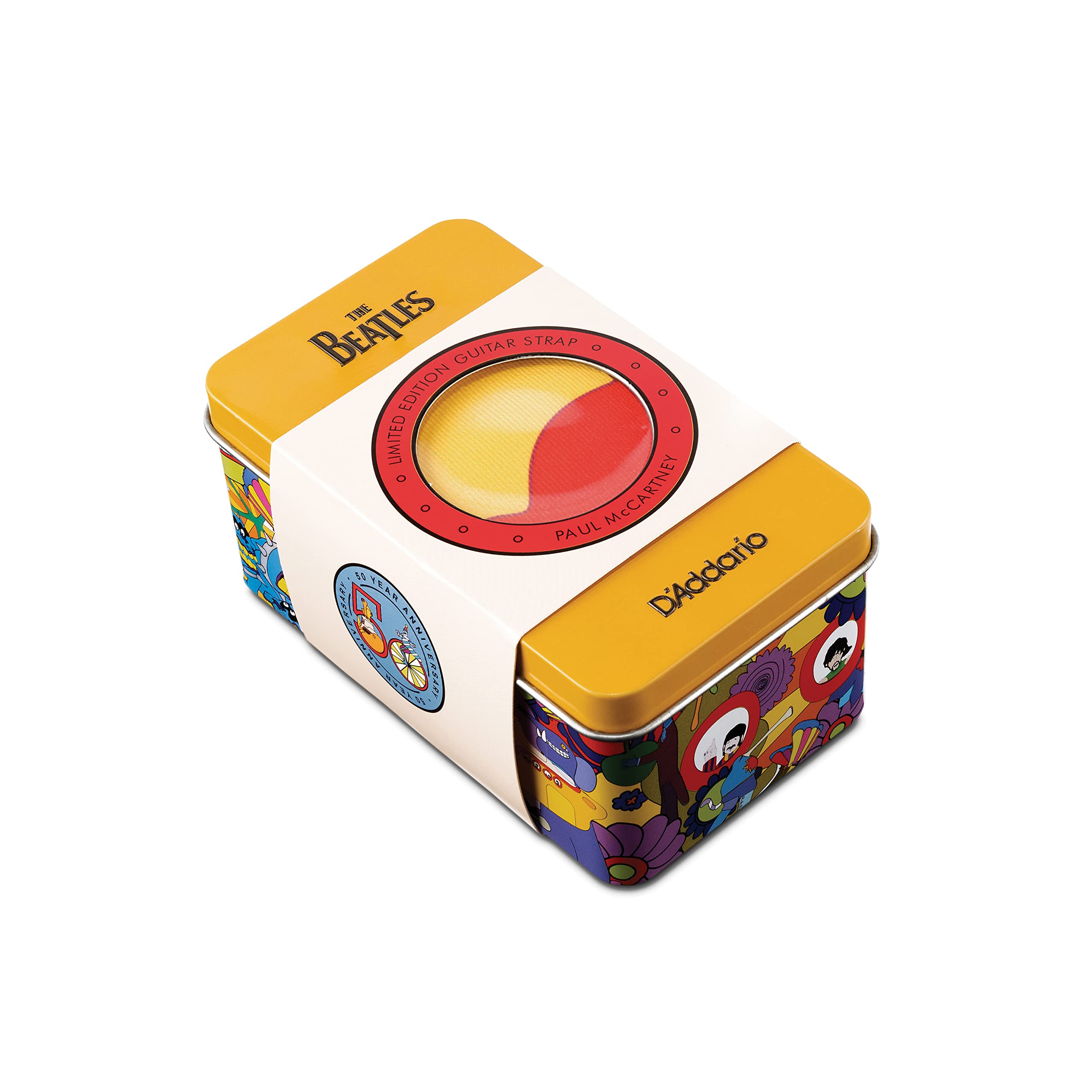 D’Addario Beatles Correa para guitarra textil 50 aniversario del Yellow Submarine, Paul