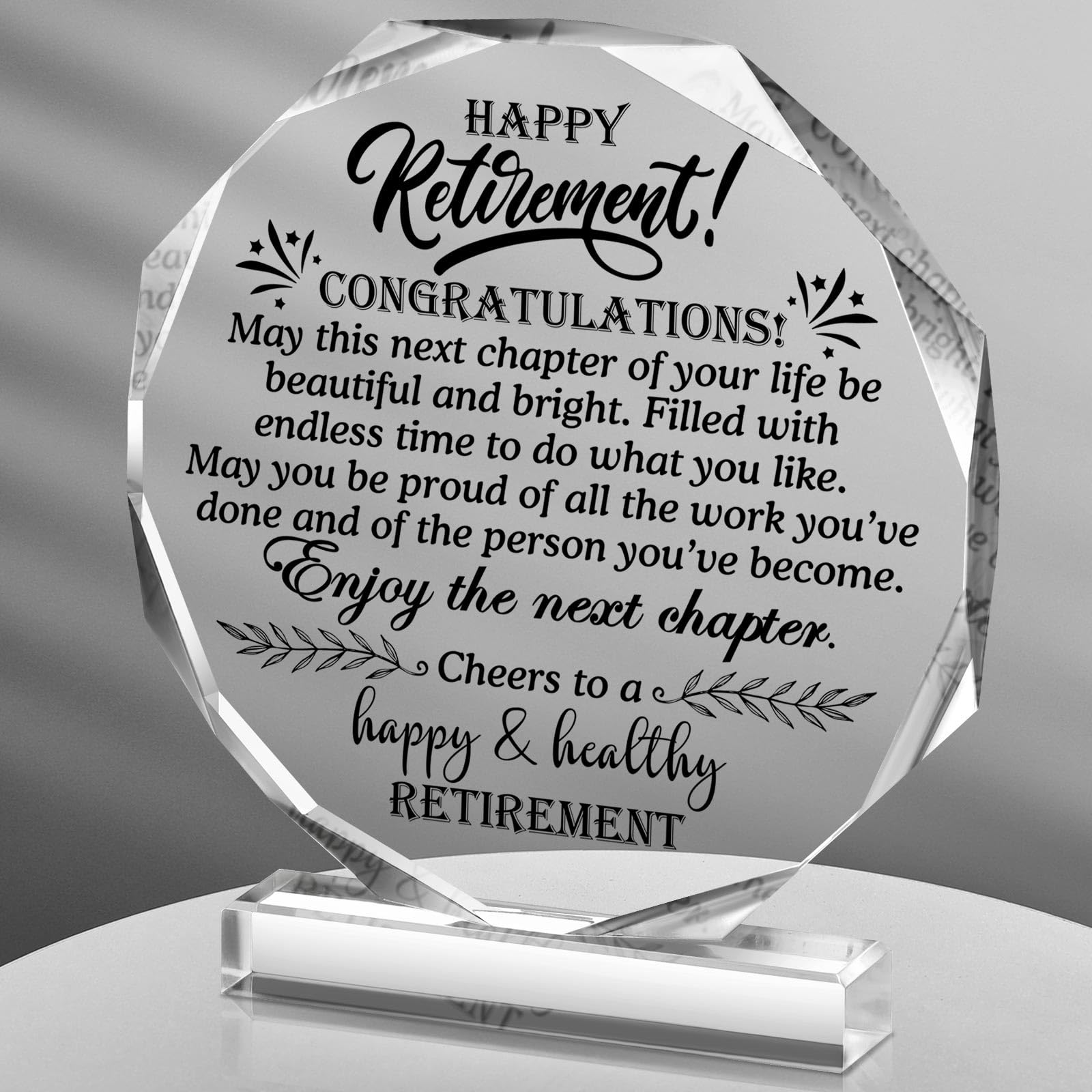 Chunful Retirement Gifts for Women Men May You Be Proud Keepsake and Paperweight Retirement Plaque Inspirational Farewell Gifts for Retired Teacher
