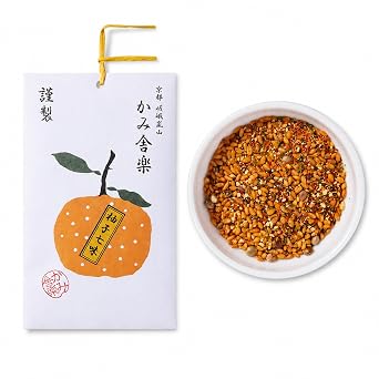 Kyoto Yuzu Shichimi Togarashi, Japanese Seven Spice Seasoning with Yuzu Peel, Aromatic Finishing Spice for Noodles, Hot Pot, Tofu, Fish and Chicken, 0.49oz 14g