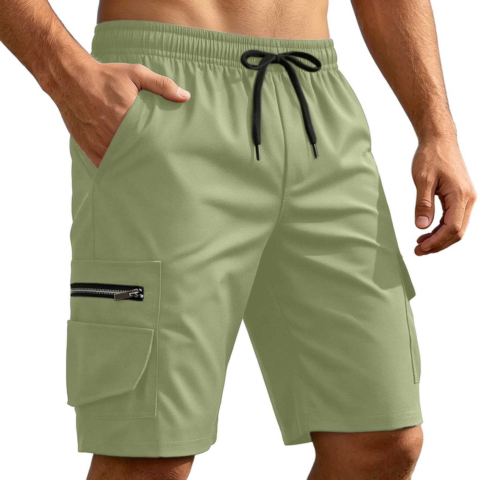 Short décontracté en couleur unie au confort supérieur - 8