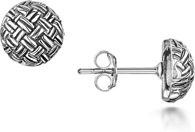Amberta 925 Sterling Silver - Celtic Knot Earrings for Women - Various Types - Irish Design