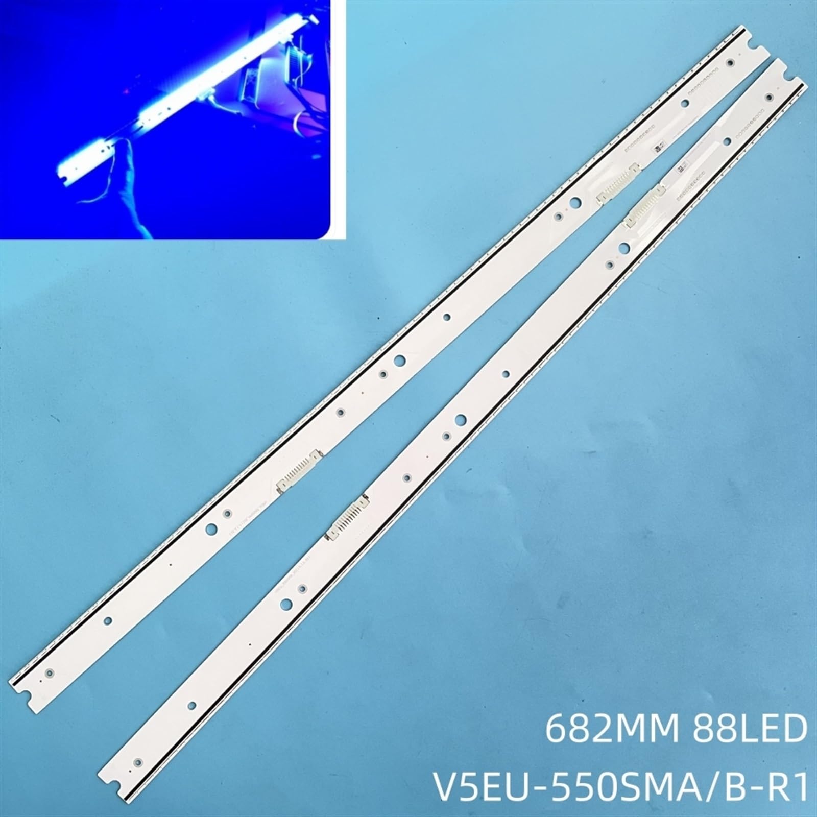 HABITZ UE55JS8000T UE55JS8500T UE55JS9000T LED-Hintergrundbeleuchtung, kompatibel for Sam Sung UE55JS8590T UN55JS9000 UN55JS850DF UN55JS8500 UE55JS8000
