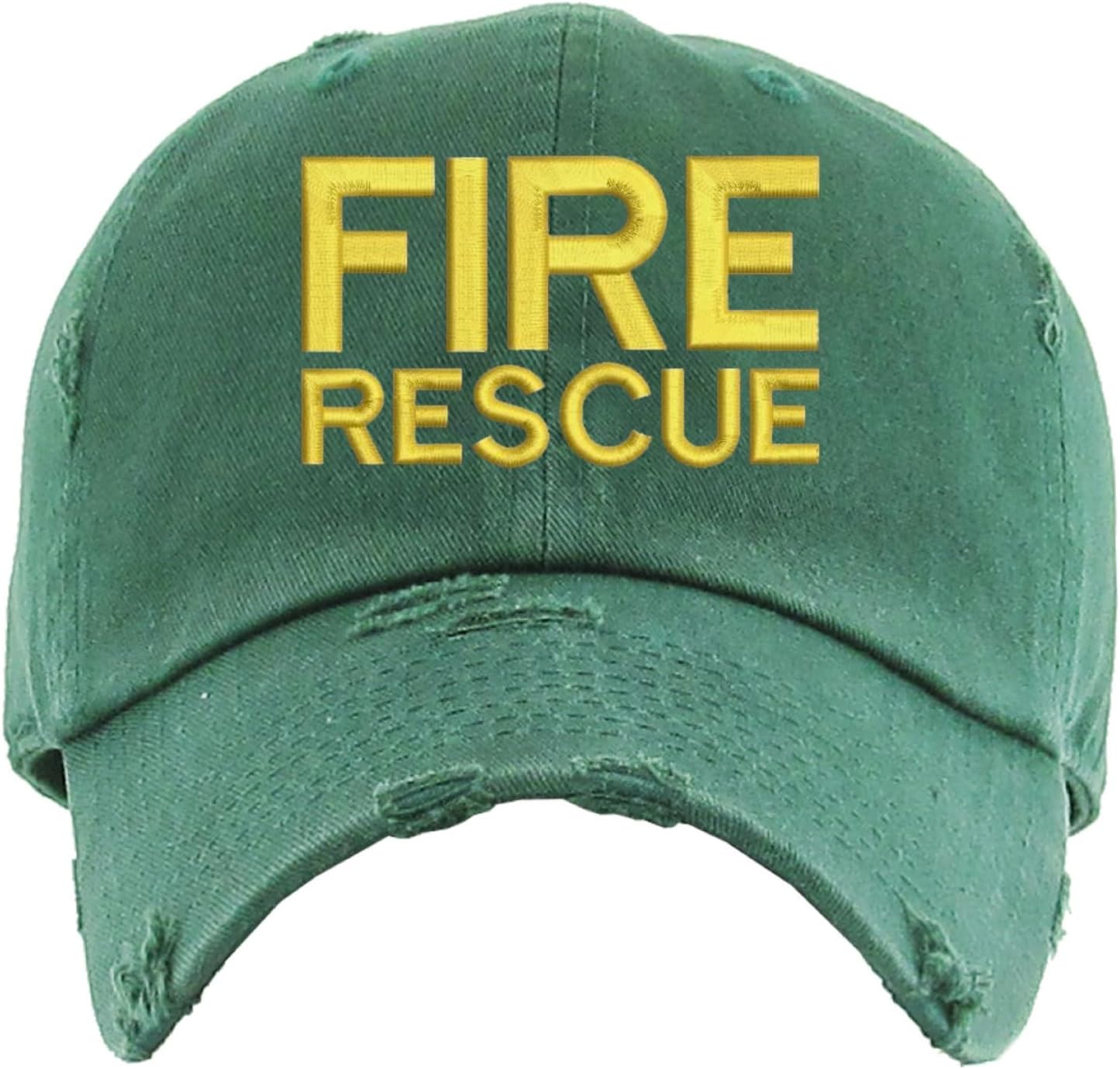 Fire Rescue Hat Firefighter Cap Fire Dept Embroidered Dad Hat