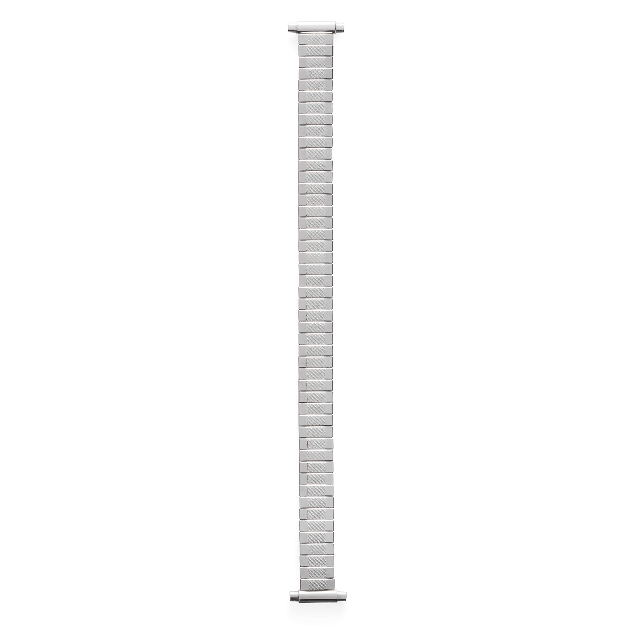 Speidel Ladies Twist-O-Flex Expansion Replacement Watch Band Silver Tone Straight End 10-14mm