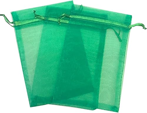 Miniatura 7 de 500 bolsas de organza con cordón transparente marrón de 2 x 3 pulgadas, bolsas de joyería, bolsas de regalo para bodas, fiestas, bolsas de regalo,