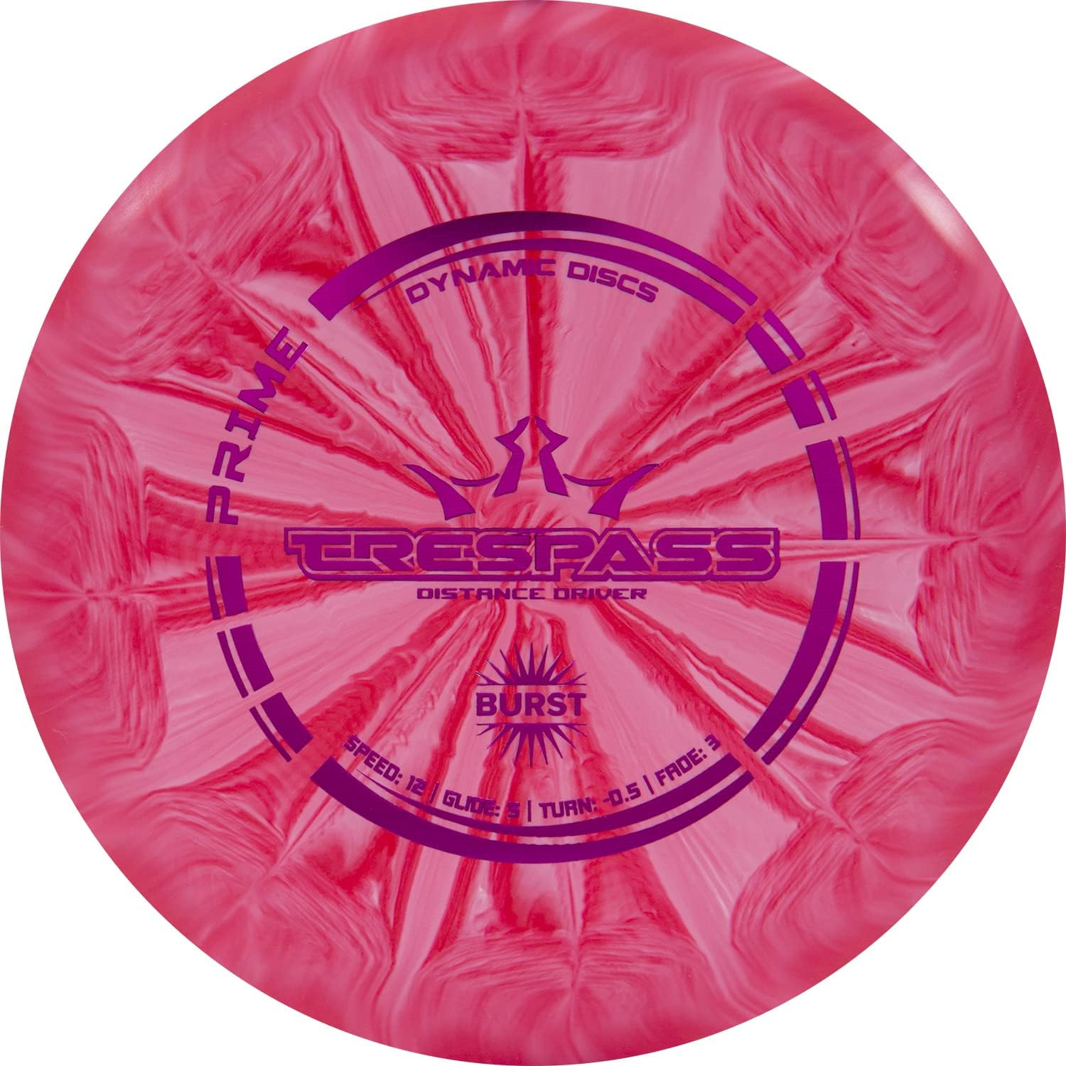 Dynamic Discs Prime Burst Trespass Disc Golf Driver, Men