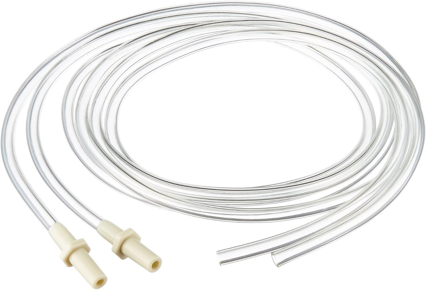 Replacement Tubing (1 Retail Pack of 2 Tubes) Compatible with Medela Pump in Style and New Pump in Style Advanced Breast Pump - 100% BPA Free (One Pack)