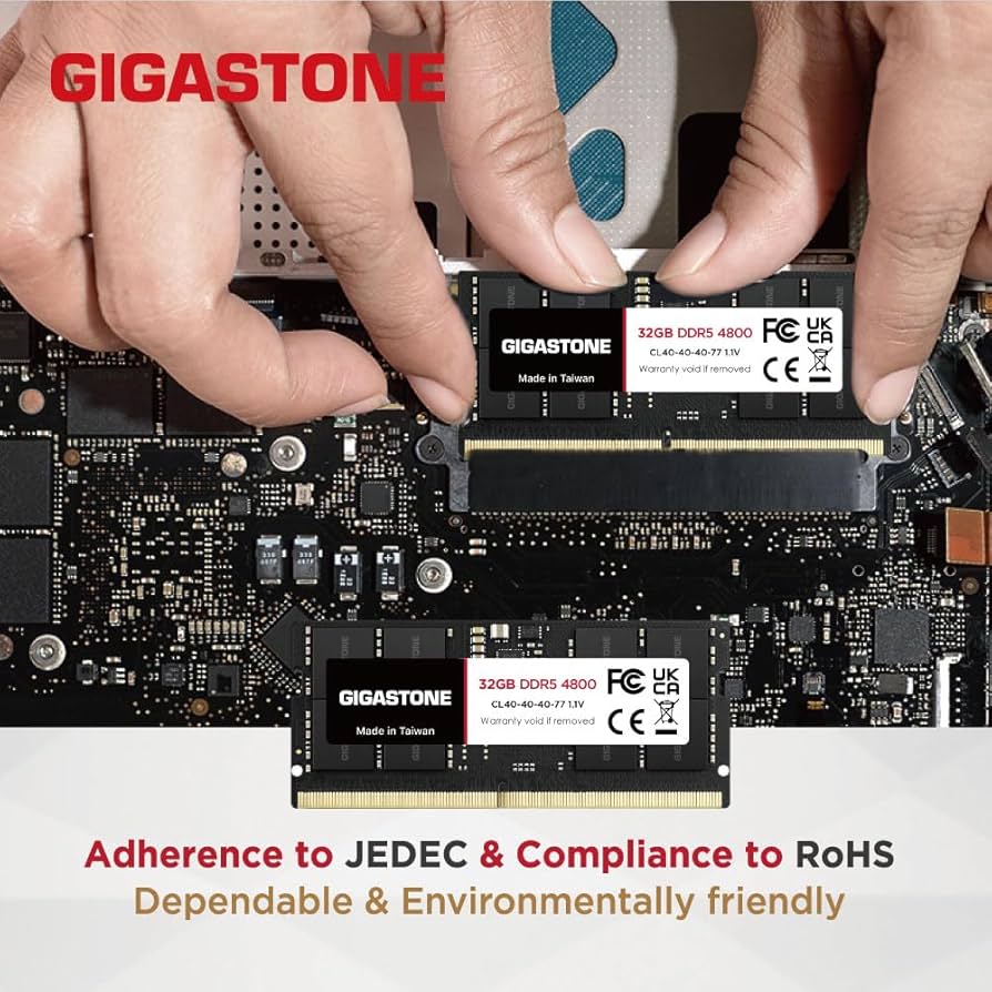 Amazon.co.jp: 【高性能 メモリ DDR5】GIGASTONE 32GBx2枚 (64GB