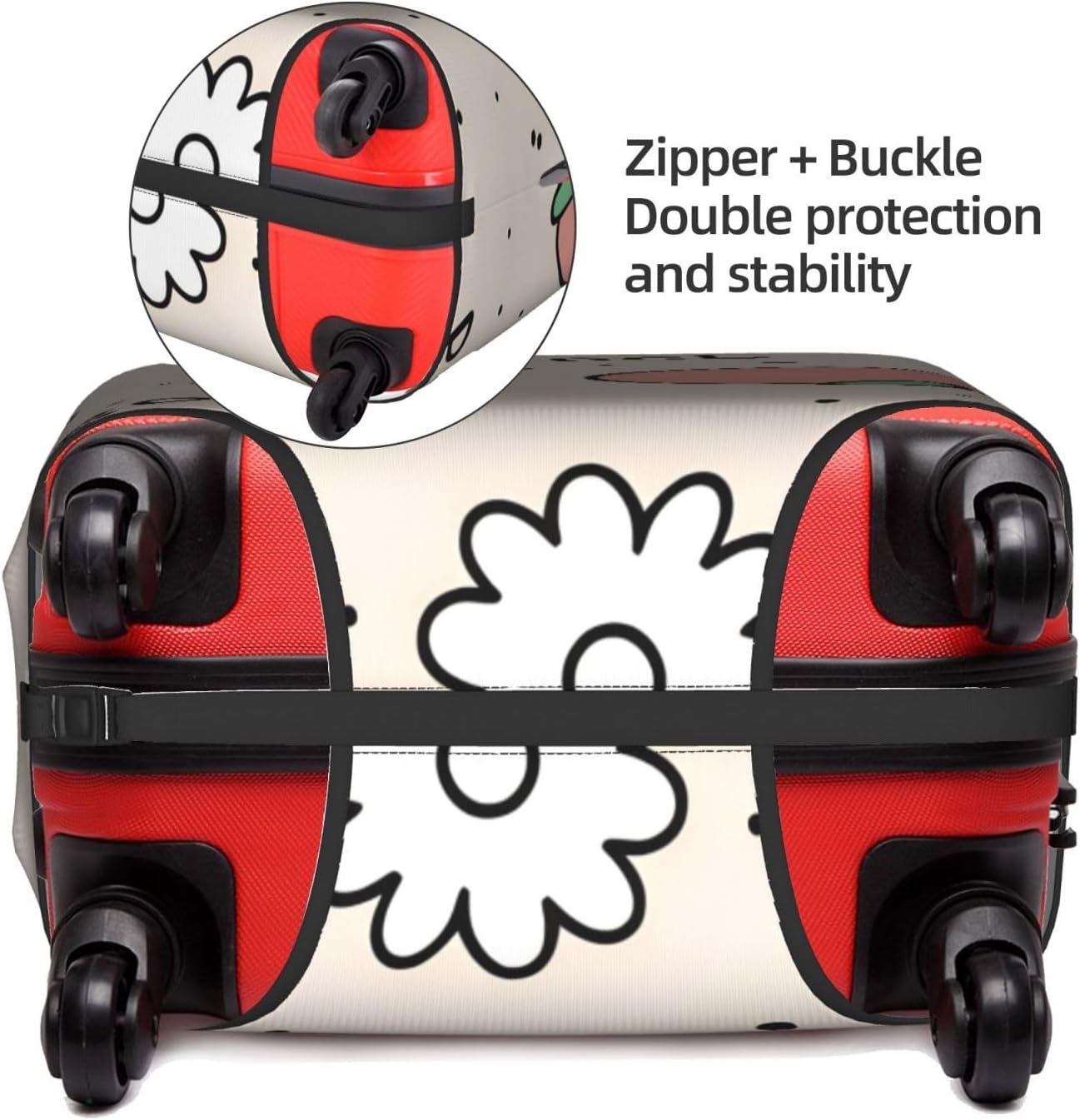 Copertura per bagagli,Copertura protettiva in spandex per va... 6 71Rmqd9TPTL. AC SL1500