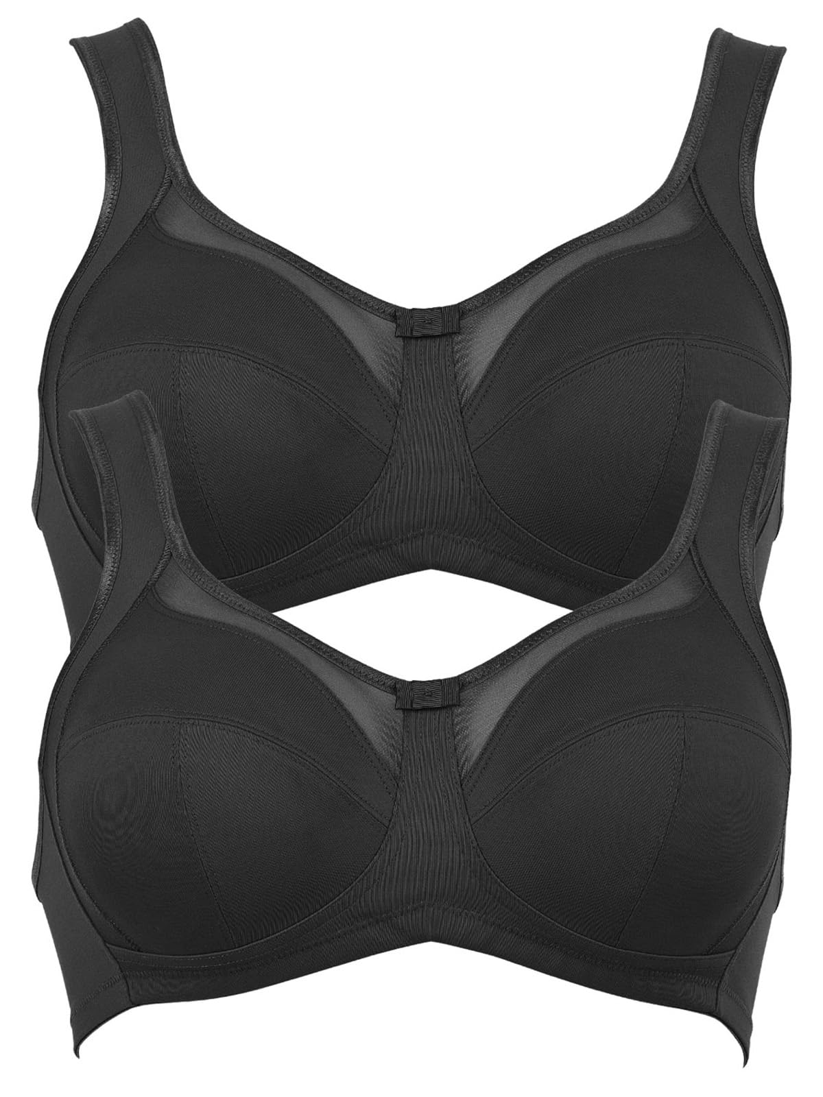 Anita 2er Sparpack Komfort BH Clara 5459 Gr. 75D in 1xschwarz 1xschwarz