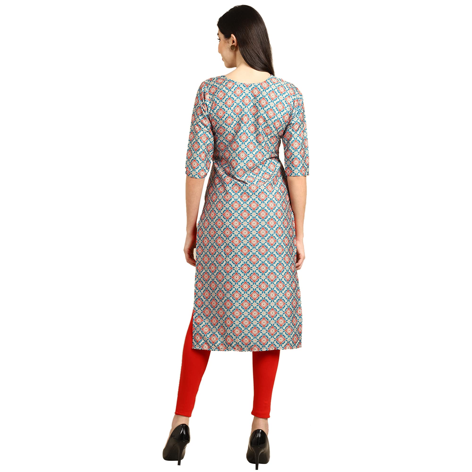 Pinkmint Women's Crepe Digital Print Straight Kurta (Pack Of 4) [S-329-372-328-358-Xxl]