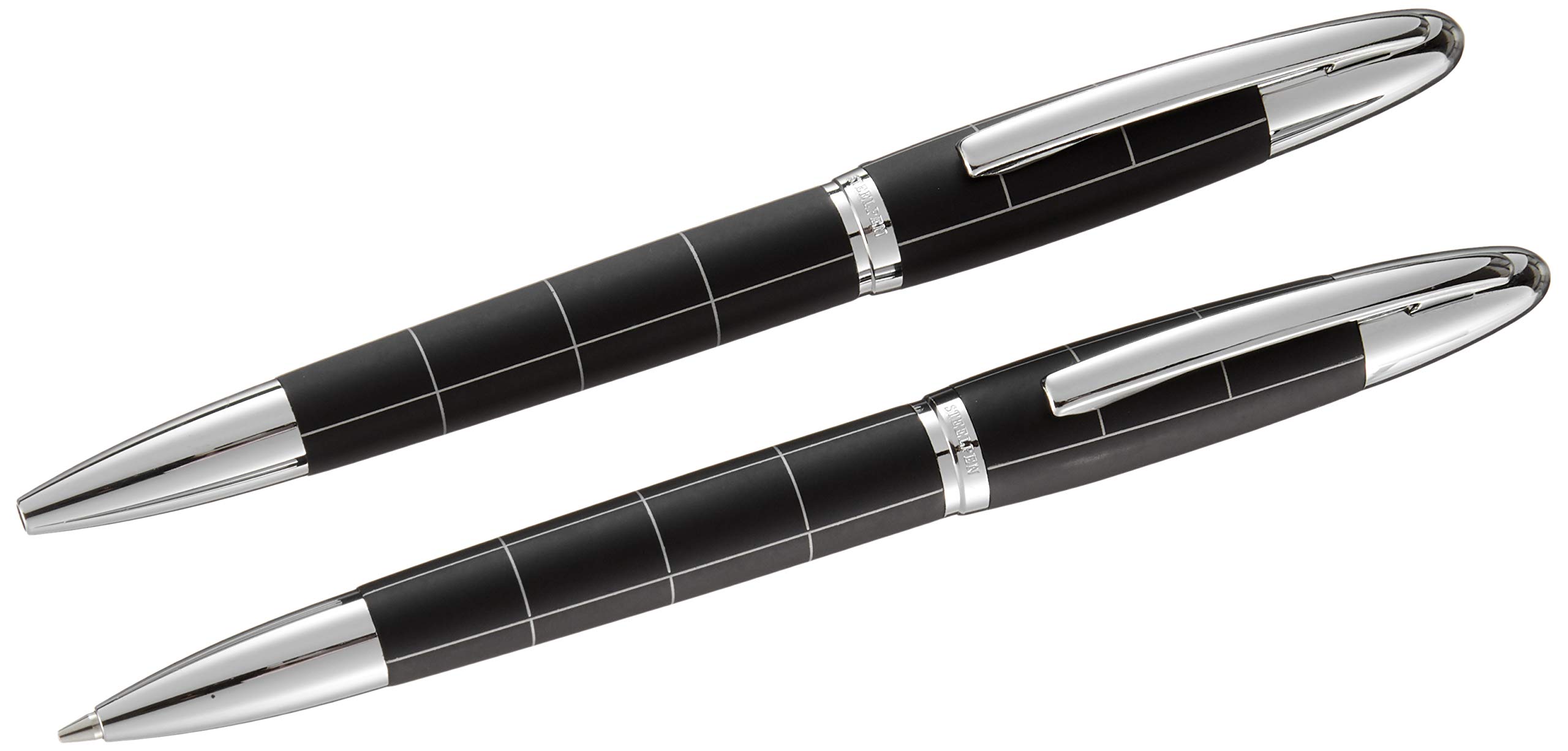 Steelpen Venüs Serisi 1711TV Slayt Siyah Tükenmez Kalem +Versatil Kalem