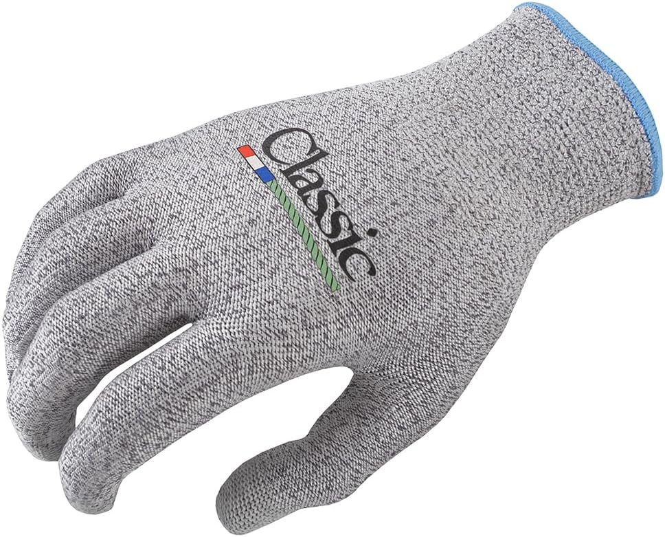 Classic Rope Breathable High Performance Roping Gloves Touchscreen Compatible 6 Pack, White, Medium