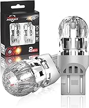 Perrace t20 led ダブル レッド ブレーキランプ 赤 テールランプ拡散カバー 360°全方位発光 t20 ダブル球 レッド ストップランプ キャンセラー内蔵 ハイフラ防止 高輝度 爆光 12V車対応 無極性 車検対応 2個セット