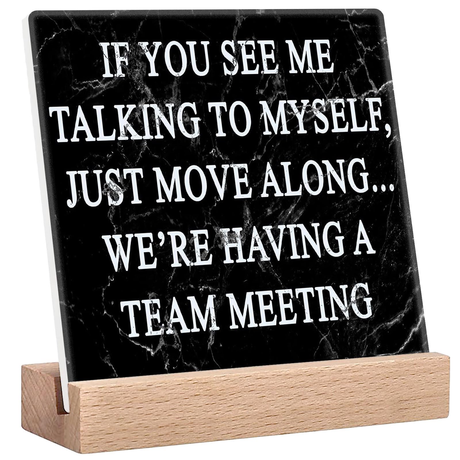 Funny Office Desk Decor Signs Cubicle Decorations for Women Work Desk Accessories Cute Office Cubicle Decor Fun Office Gifts for Men - If You See Me