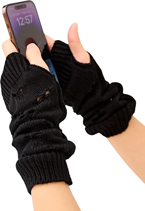 Arm Warmers Fairy Grunge Fingerless Punk Goth Emo Gloves Y2K Accessories Cottagecore
