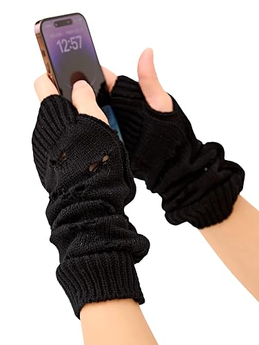 Arm Warmers Fairy Grunge Fingerless Punk Goth Emo Gloves Y2K