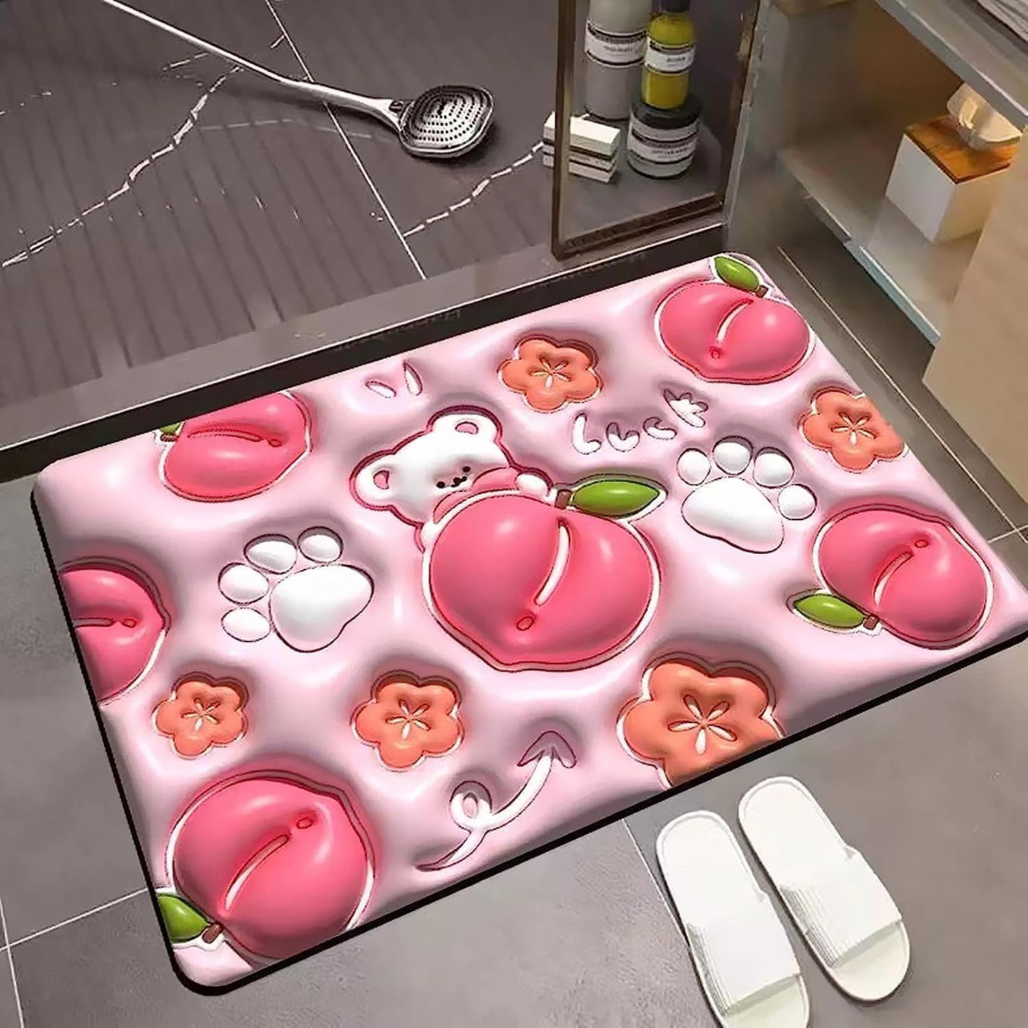 M N CREATION 3D Bathroom mats