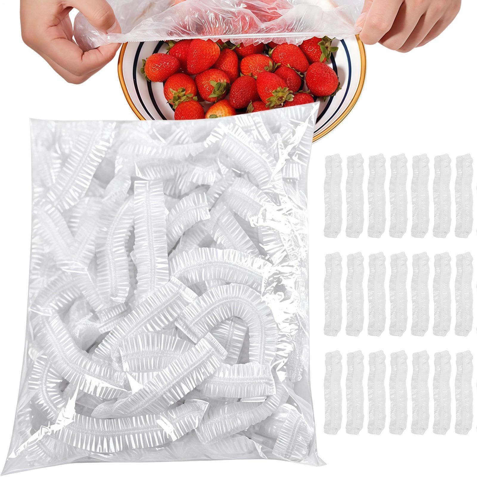 Stretch Food Covers, Bowl Covers for Bread Proofing, 100PC