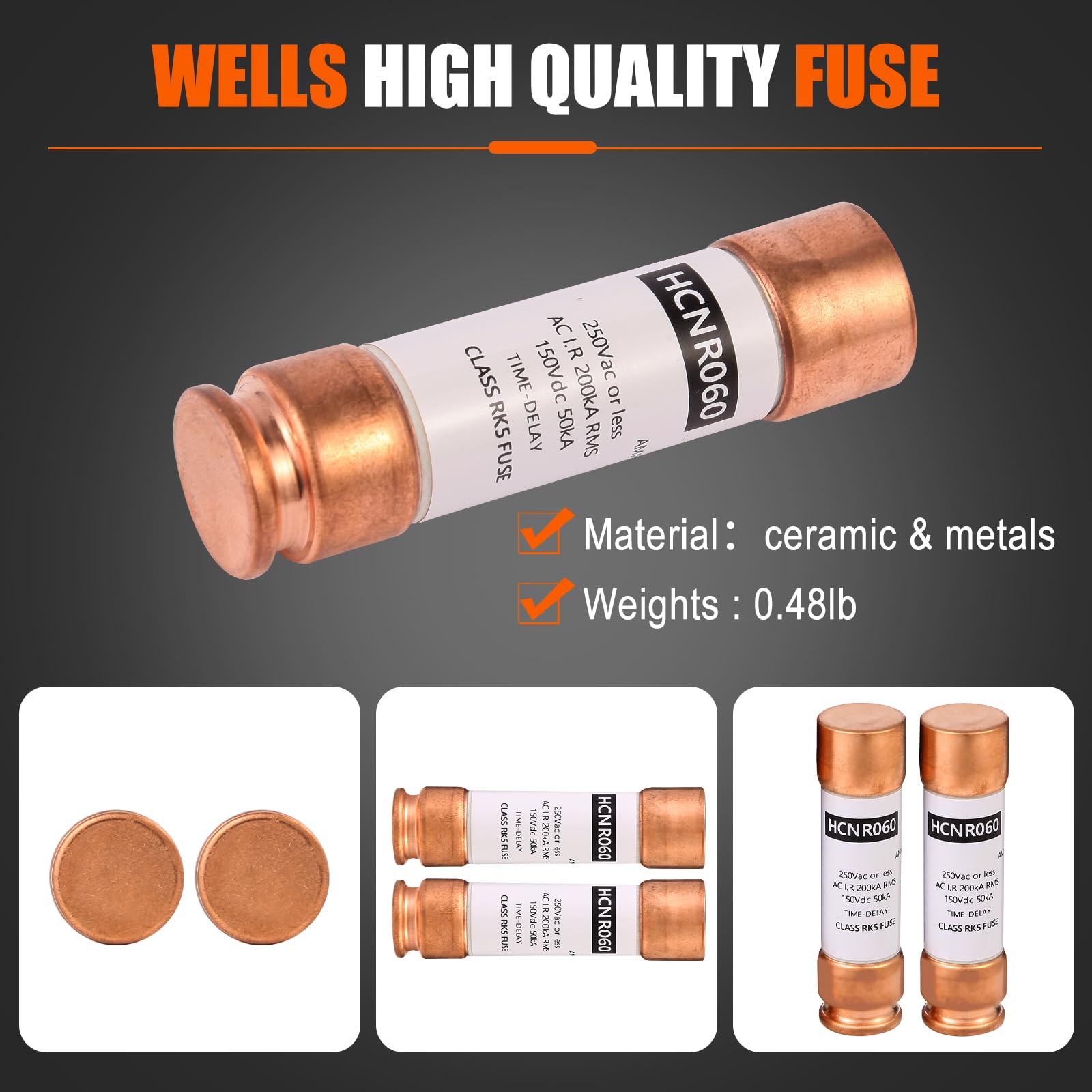 Wells 60A Fuses - Protect Your AC & Appliances -7