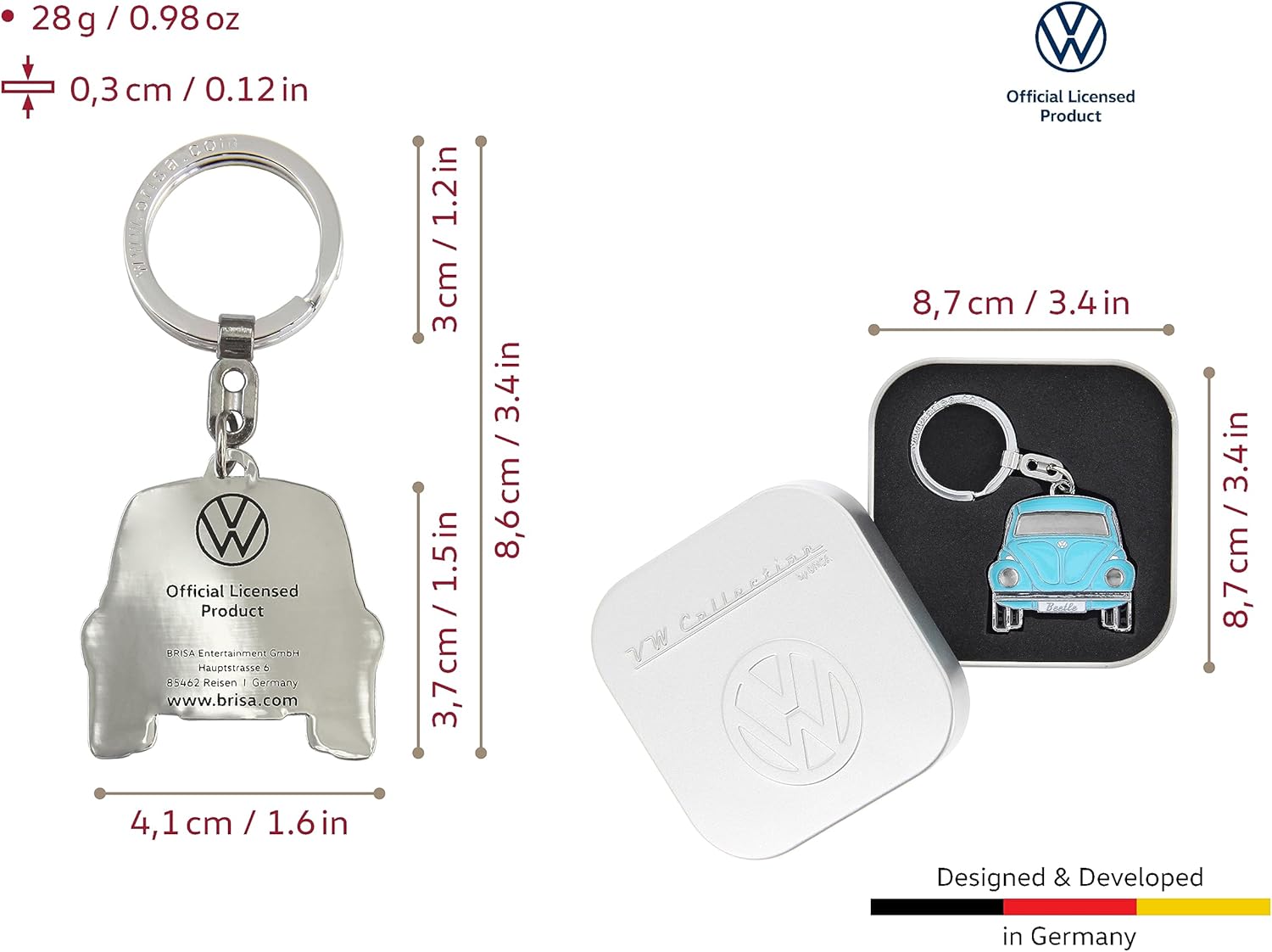Rev Up Your Style: VW Collection Classic Beetle Key Ring Review