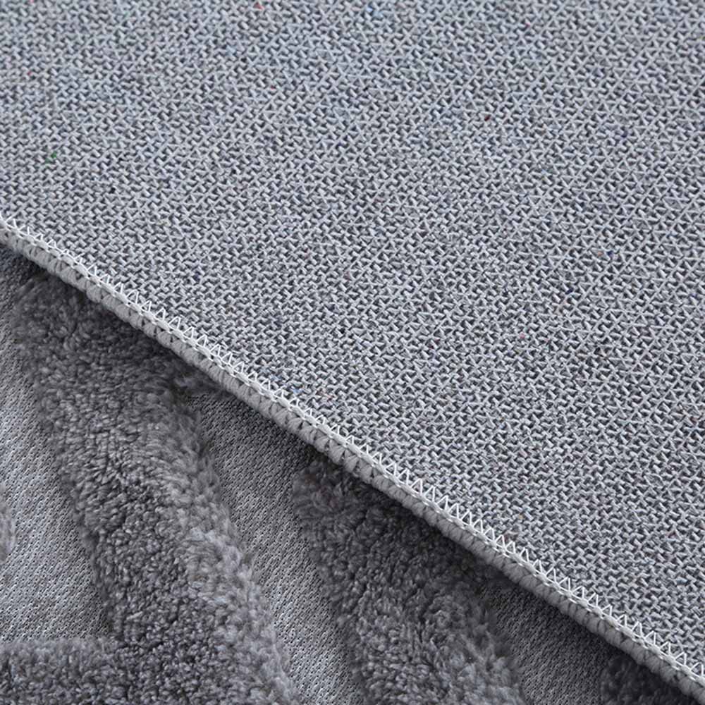 Tapis Design Moderne Motifs Géométriques Poils Ras Gris, Tapis Salon - Grand Tapis De Salon Moderne Polis Ras, Tapis Chambre Motif Géométrique,Gris,140 * 200cm