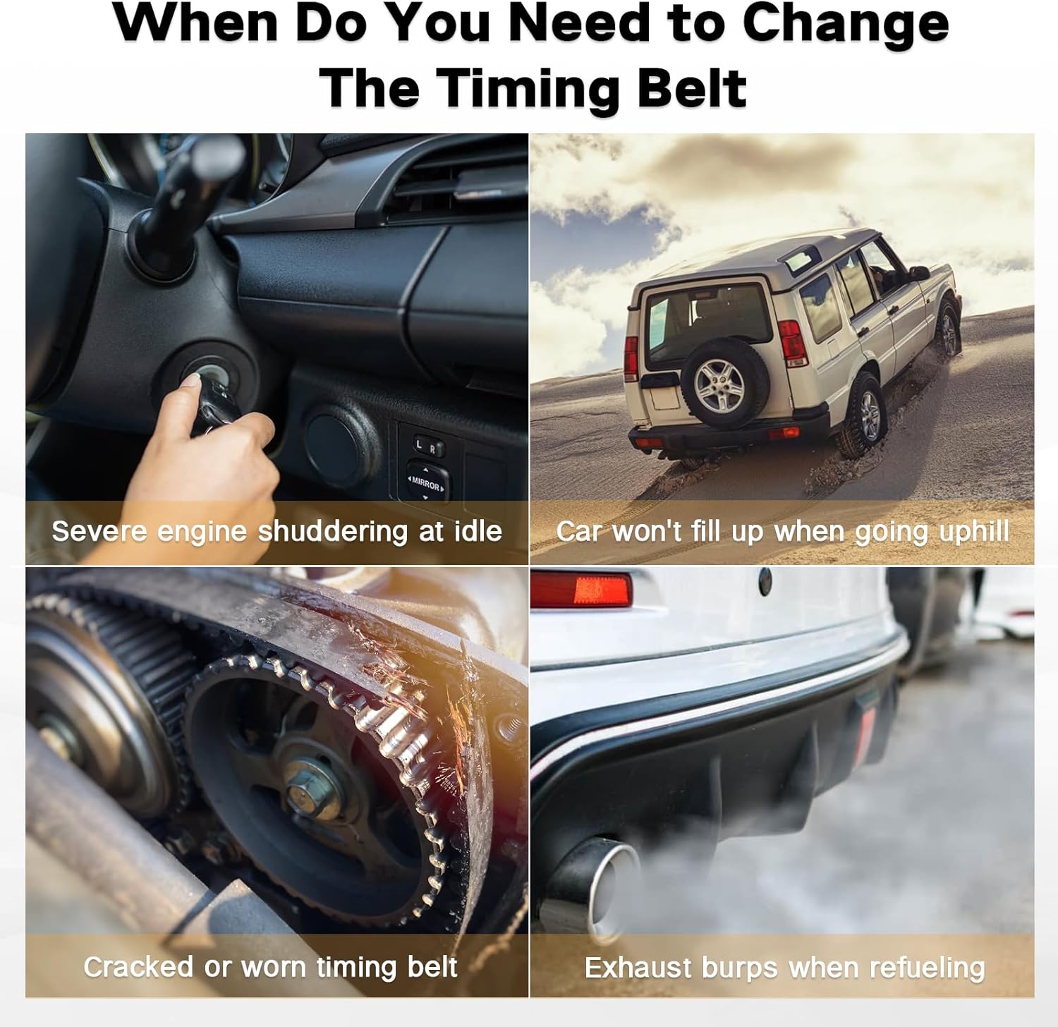 Engine Timing Belt Kit with Water Pump Fits 2006-2010 Dodge charger 2008-2010 Grand Caravan 2008-2010 Avenger Magnum 2005-2010 Chrysler 300 2008-2010 Town & Country Pacifica Sebring 3.5L 4.0L