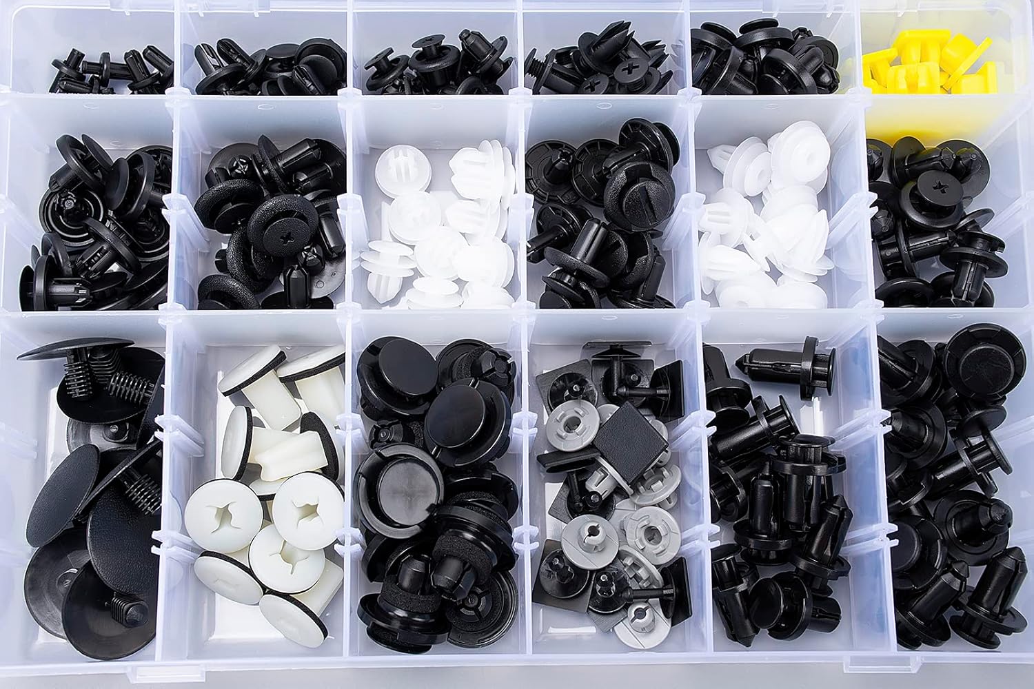 OAUTOO 190pcs for Subaru Body Interior and Exterior Retainer Fastener Clip Assortment 19 Most Popular Sizes & Applications