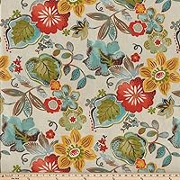 Vista 6 de Almohada Pillow Perfect Alatriste para exterior e interior, color marfil y estampado floral