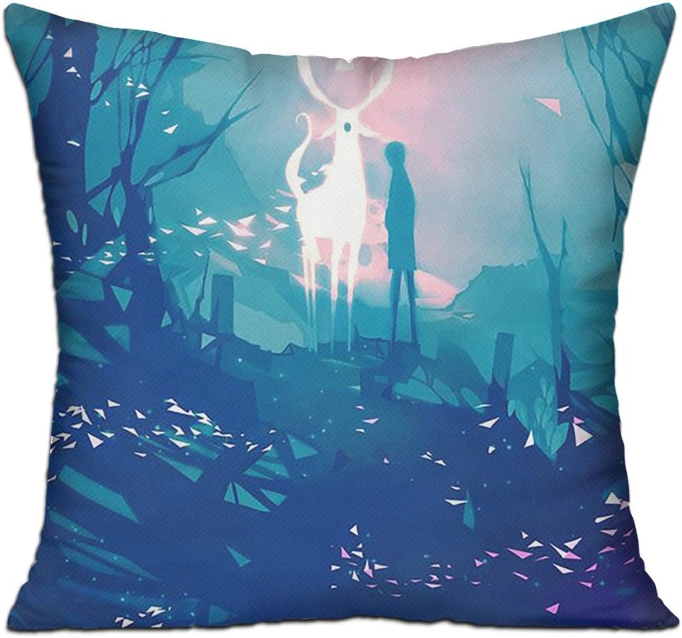 Decorative Wonderland Square Throw Pillow Cushion For Bed