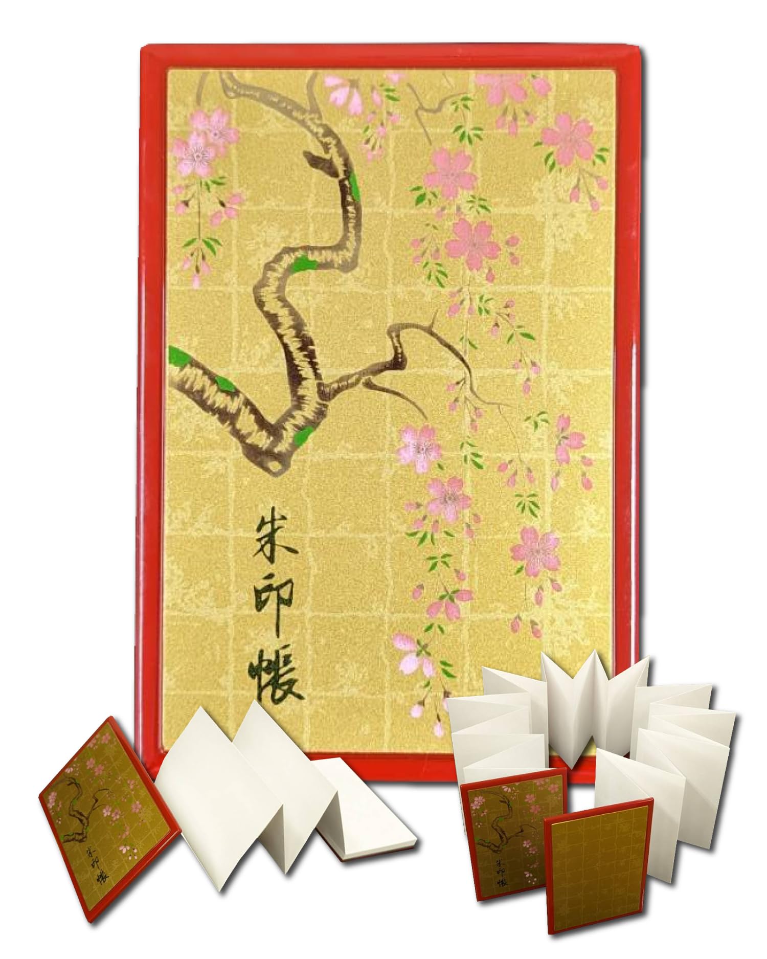 Amazon | 【アメリカ向け】蒔絵 御朱印帳 16cm x 11cm x 1.7cm 48