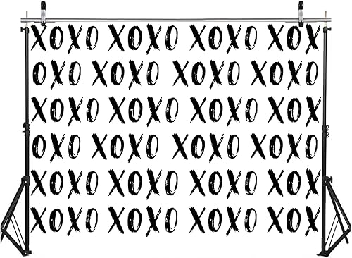 Miniatura 4 de XOXO - Telón de fondo para el día de San Valentín de 7 x 5 pies, fondo de fotografía para el día de San Valentín para fotografía de niños, telón de