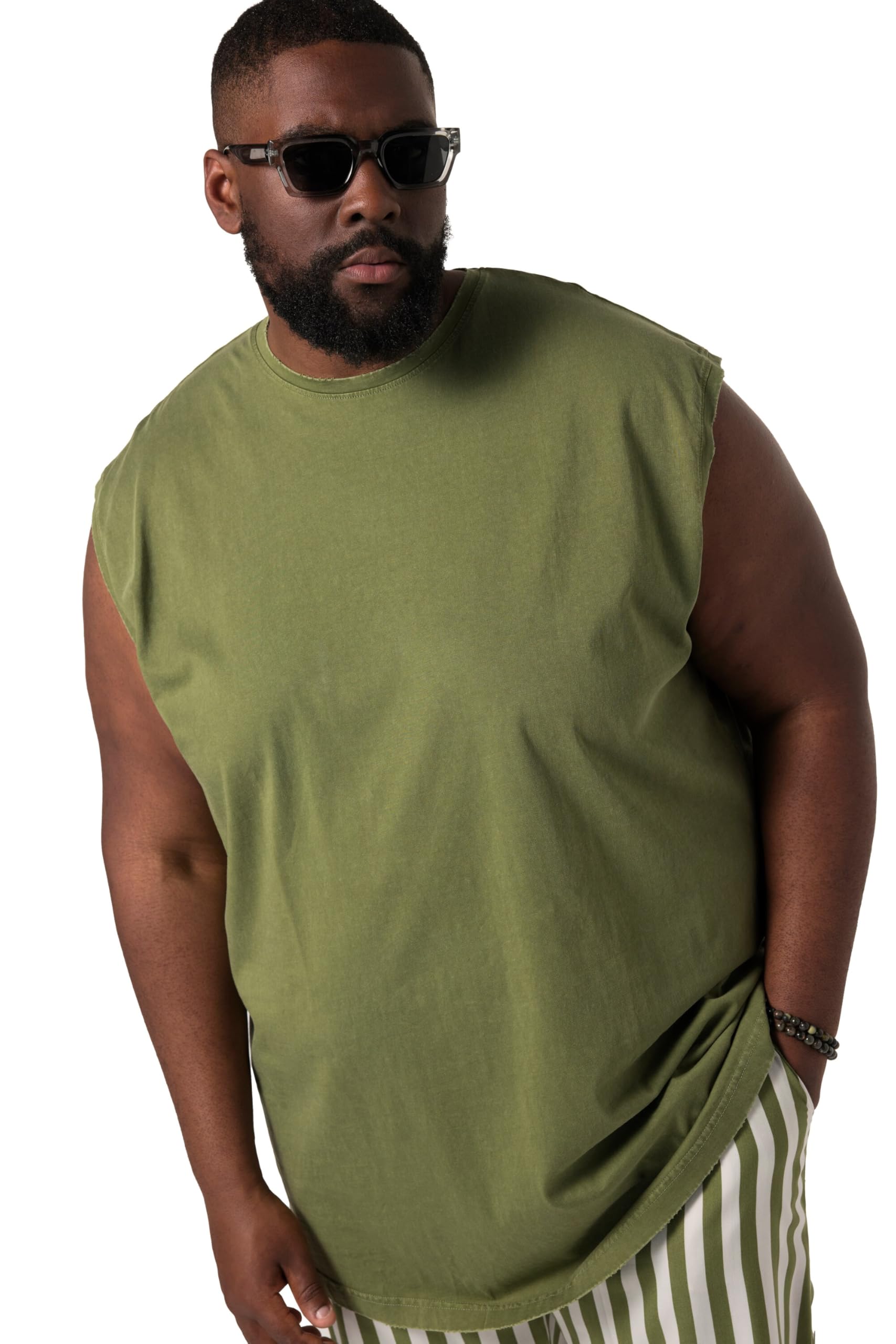 STHUGE Tanktop, Oversized, Vintage Look, Unterhemd 836988