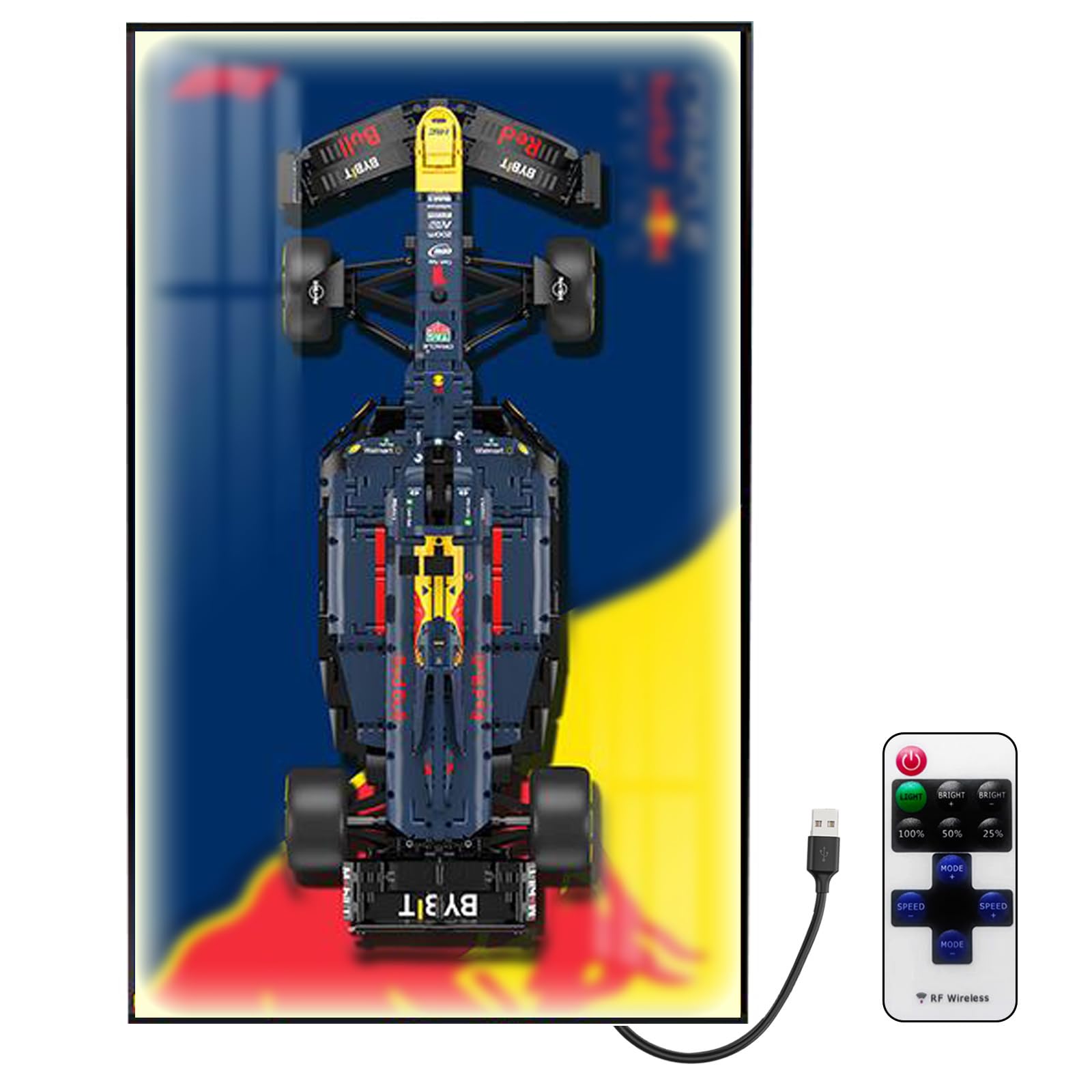 Amazon.com: Car Wall Mount for Lego RB20 F1 42206, Display