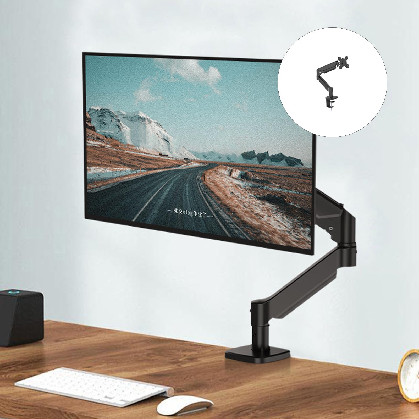 Supporto per Monitor in Acciaio per impieghi gravosi Supporta Display da 2 kg a 10 kg garantisce Un ' Installazione e migliora la stabilità Supporto per Monitor Girevole