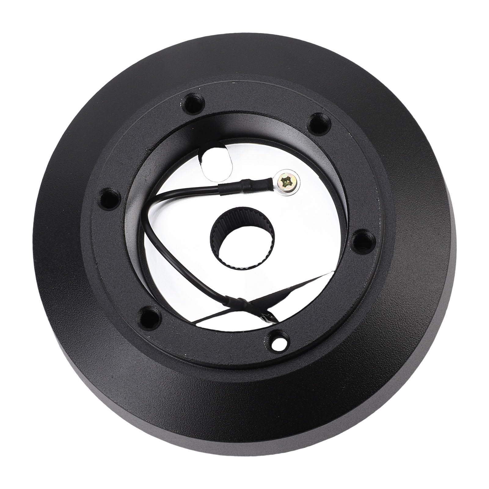 Adattatore per Corto Volante, Rivestimento in Alluminio Nero Ad Alta Resistenza Realizzato con Precisione per un Migliore Controllo della Risposta dello Sterzo, con Camioncini