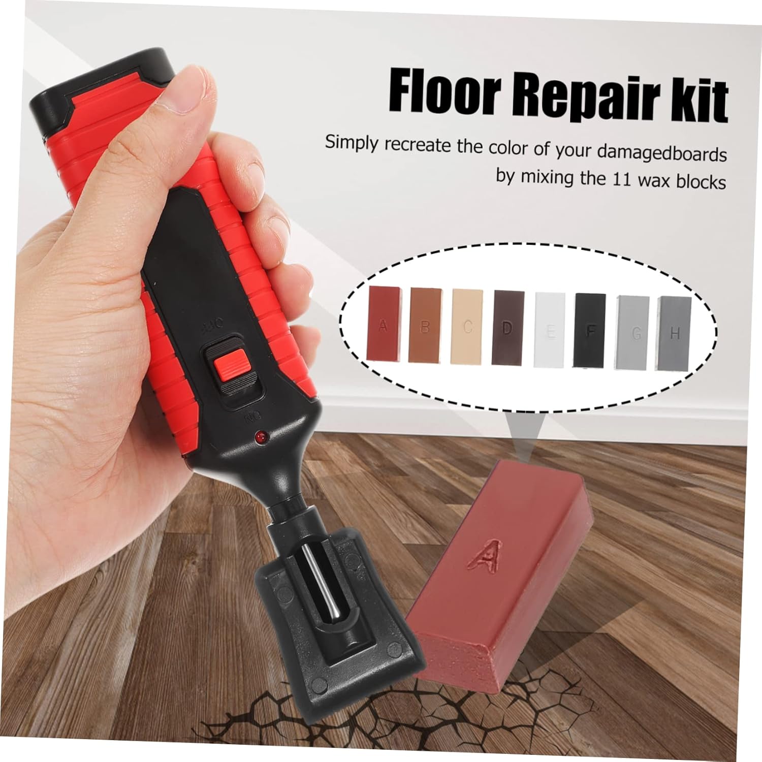 Uonlytech Porcelain Tile Chip Repair Kit Cracked Tile Repair Kit Floor Tool Ceramic Floor