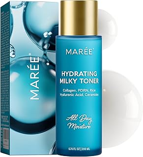 MAREE Hydrating Milky Toner for Face - Rice Toner with Niacinamide & Collagen - Skin Barrier Repair Hydrating Toners for F...