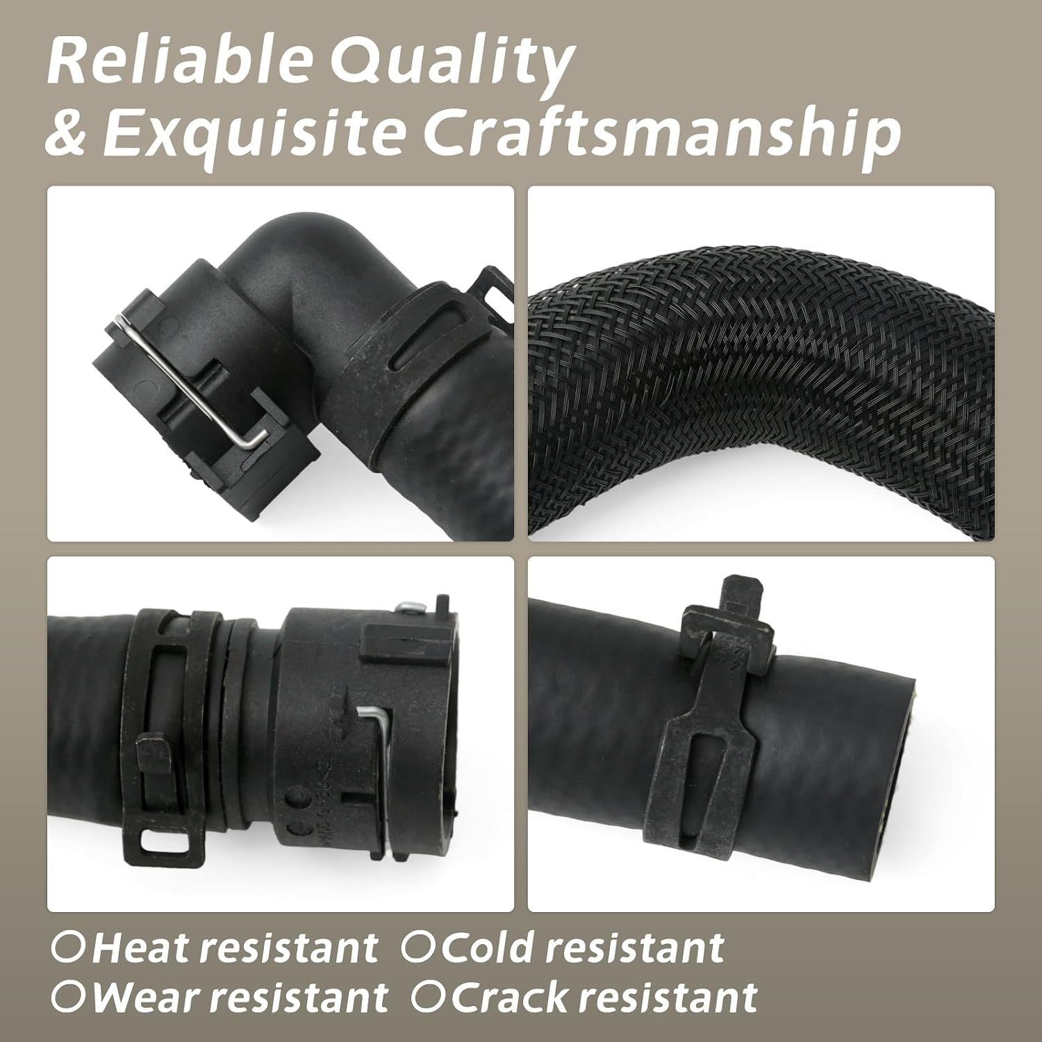 96958206 95492002 Heater Inlet & Outlet Hose Kit Compatible with Chevy Sonic 2013 2014 2015 2016 2017 2018, w/95089363 95089364 Connectors Hose Assembly Coolant Line Parts