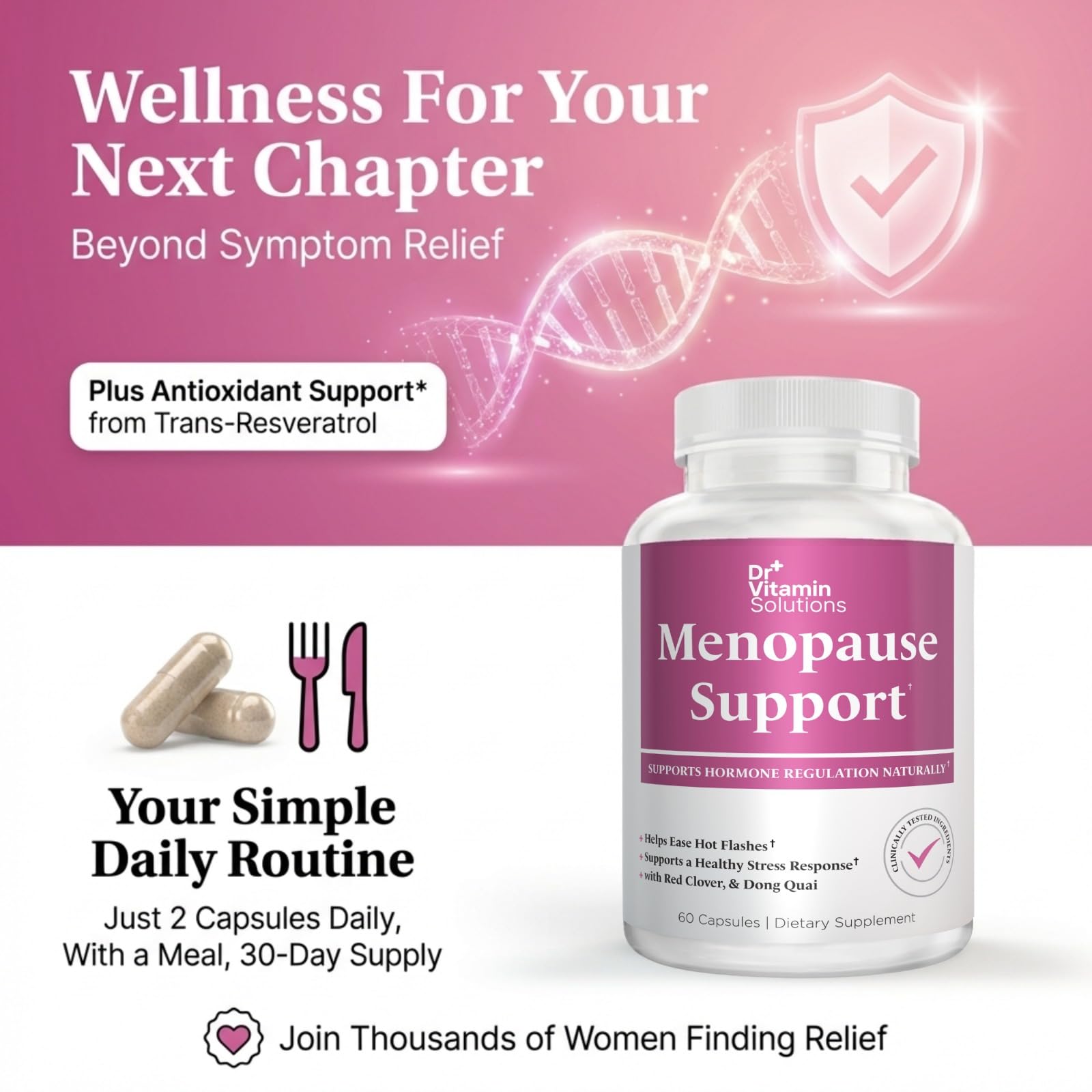 Menopause & Perimenopause Supplements for Women - Hot Flashes Relief — Amazon image 7