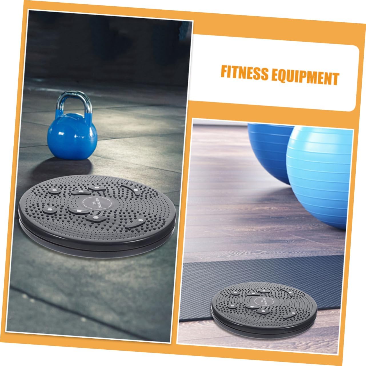 BESPORTBLE 2pcs Twist Waist Disc Fitness Waist Twisting Board Small Indoor Fitness Machine for Home Use