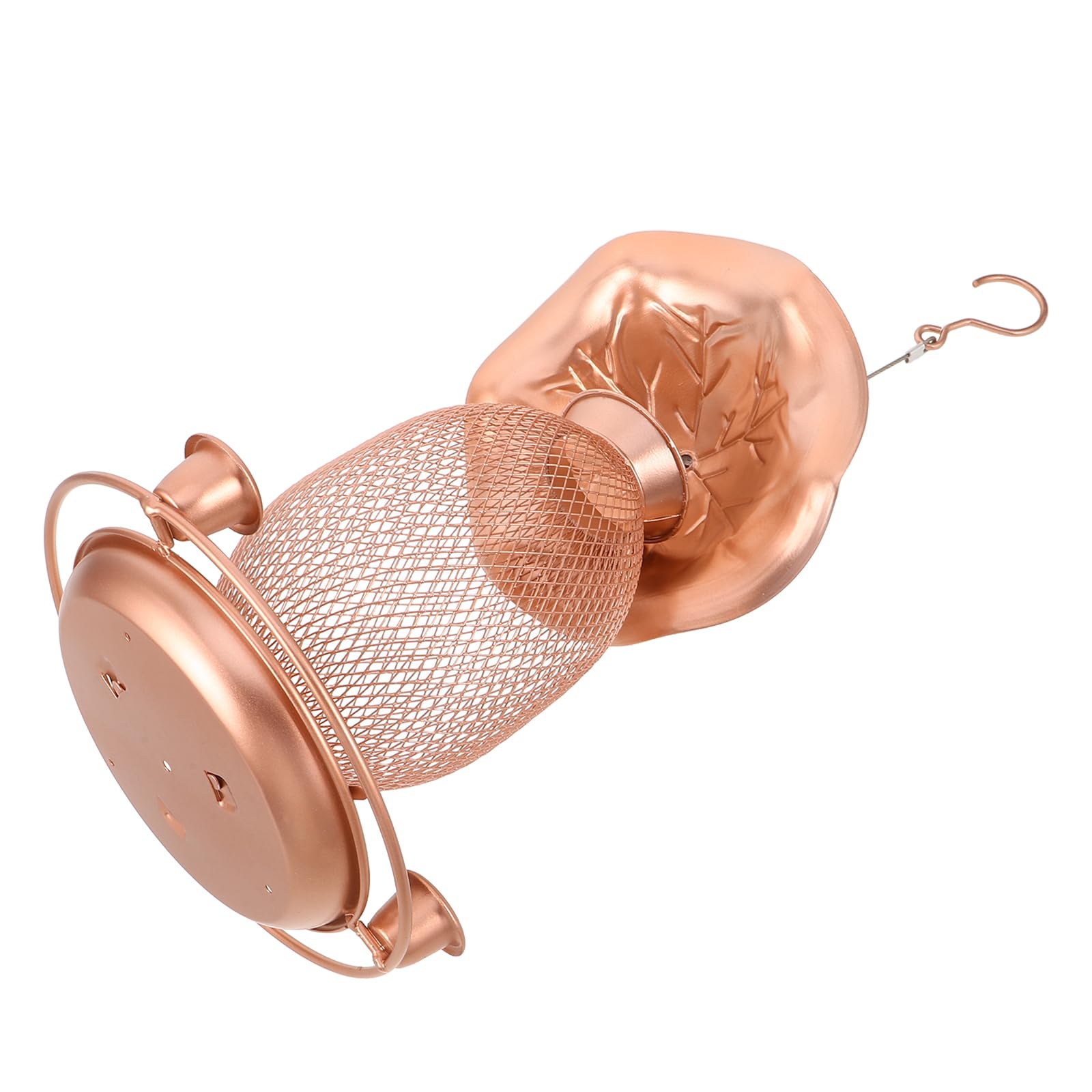 TOYANDONA Mangiatoia per Colibrì da Esterno con Gancio Sospeso e Struttura Rimovibile, Resistente alle Intemperie, con Fori di Drenaggio per Giardino e Balcone