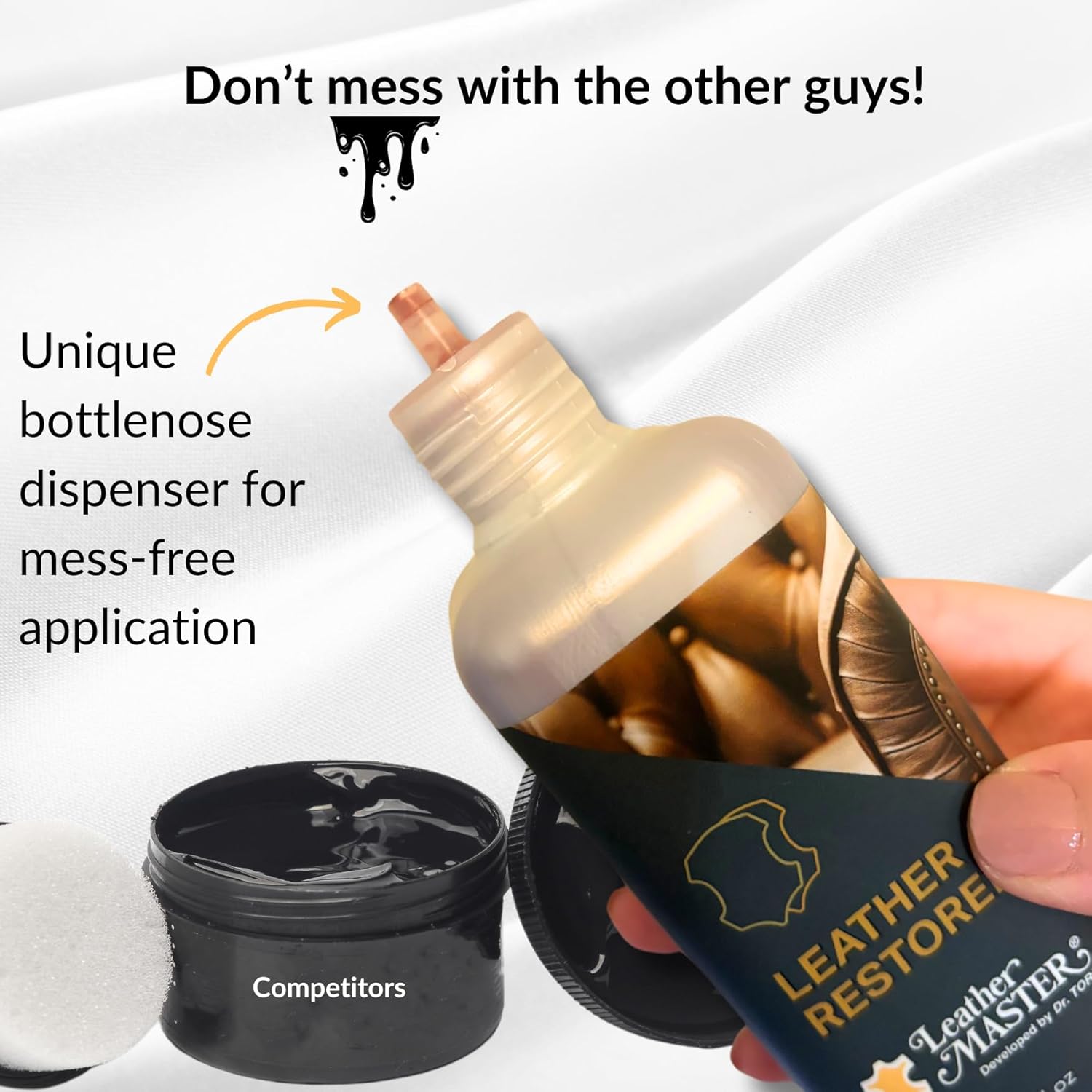 Leather Master - Leather Restorer | Maroon Leather Repair Kit for Furniture | Leather Scratch Repair | Recolor & Restore Leather Couches & More