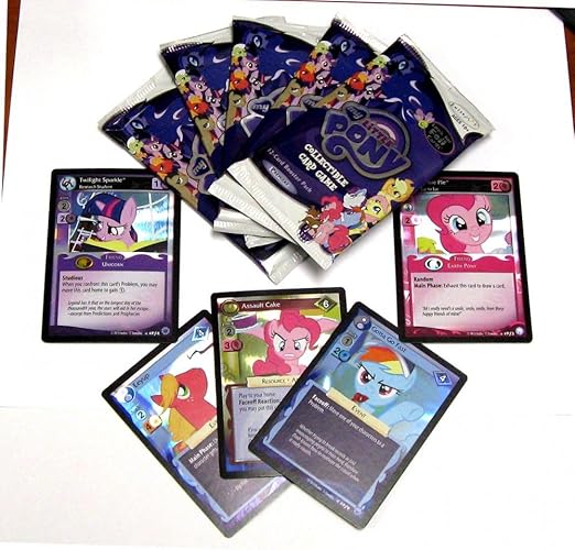 Amazon.co.jp My LittleポニーMLP Collectible Card Game Lot of 5パックwith